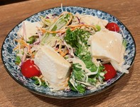 手作り豆腐サラダ