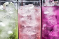 プレーン、レモン、グレープフルーツ、シークァーサー、ライム、カシス、青りんご、桃、巨峰、ライチ、カルピス、梅、ゆず、トマト