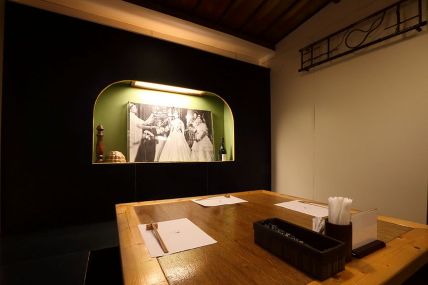 雰囲気の異なる4つの個室。