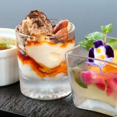 スイーツ好きのシェフがつくる、絶品デザート