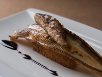 ポルト酒のソースでどうぞ。