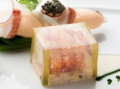 オマール海老のクリスタルジュレ