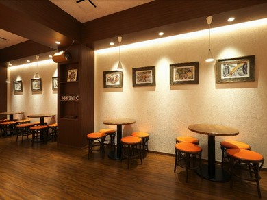 コーヒーを飲みながら、のんびりハワイ気分を満喫