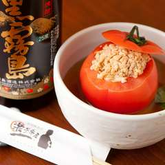 見た目もかわいい『トマトおでん』は、女性に人気の一品