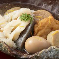 関西炊きの出汁が深い味わい『能登屋のおでん盛り合わせ』　　冬季限定