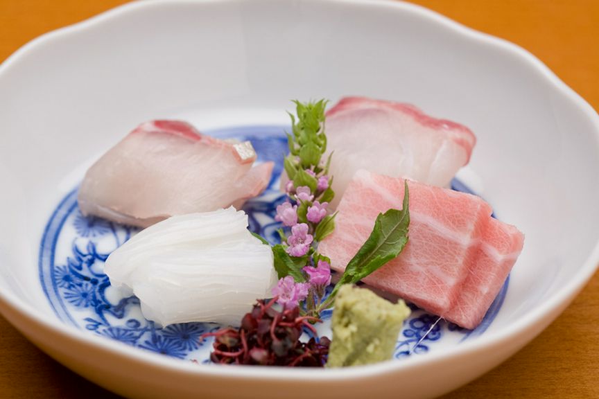 充実ぶりに定評がある『お造り　盛り合わせ』