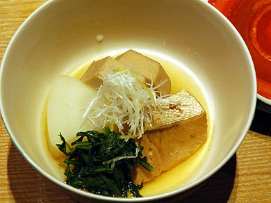 四季折々の食材がいただける『京野菜と海の幸の炊き合わせ』