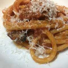 ローマ伝統パスタ ブカティーニアマトリチャーナ（70g）