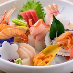 目で見ても楽しめる彩美しい盛り付け『刺盛（二人前）』