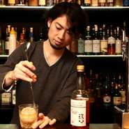 ウイスキーやスピリッツはハーフショットから試飲もできます！
