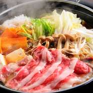 すき焼き肉、鍋野菜、卵
※GW期間中、ご予約不可