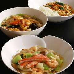 海の幸のあんかけ