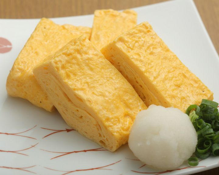 比内地鶏の卵の手作り出汁巻き玉子