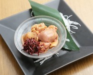 一緒に提供する七輪で炙ってお召し上がりください。