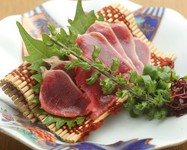 一緒に提供する七輪で炙ってお召し上がりください。