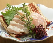 一緒に提供する七輪で炙ってお召し上がりください。