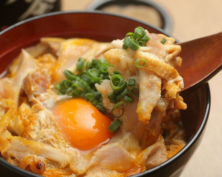 比内地鶏親子丼
