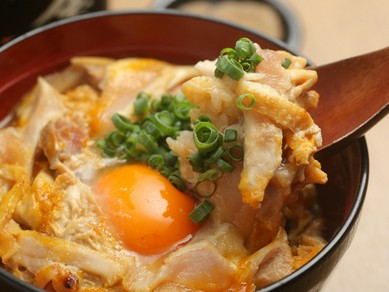 比内地鶏親子丼