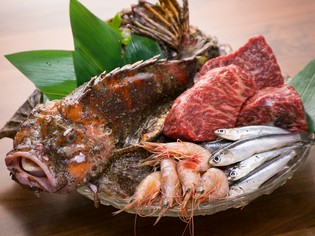 和牛、野菜、鮮魚にこだわりあり！