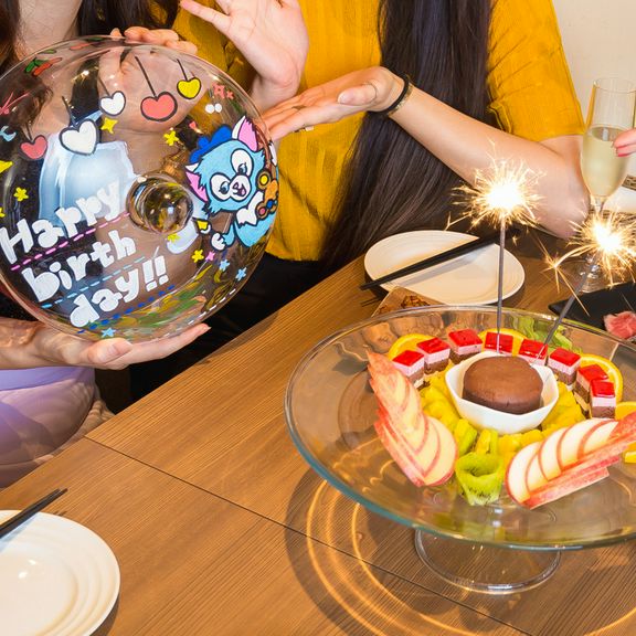 「お誕生日」「記念日」に！アニバーサリープレートをご用意