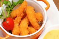 パクパク食べれる、エビのフライです