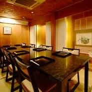 【嵐山】離れの個室　（6～12名）座卓にも出来ます