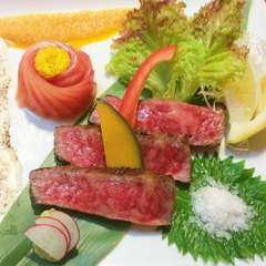 和牛のグリル　季節野菜添え