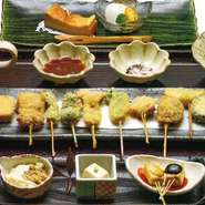 1日10食限定の串カツランチ!!
