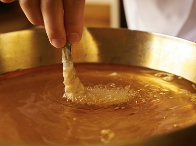 上質な空間でお寿司と天ぷら