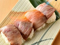 肉寿司3種盛り（6貫）
