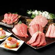 A5ランクの和牛の中から、さらにこだわり買い付けるお肉。高級なお肉をリーズナブルに楽しんでほしいという心意気を感じられるお店です。鮮度も味わいも逃がさない、絶妙な焼き具合でどうぞ。（イメージ写真です。）