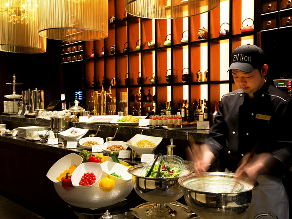 ライブメランジェサラダ・前菜・スープはブッフェスタイルで