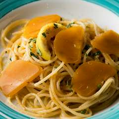 スパゲッティ　カラスミとレモンのアーリオ　オーリオ　エ　ペペロンチーノ