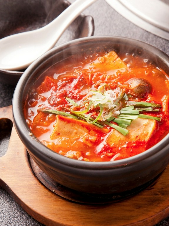 豆腐チゲ（豚肉・玉子入り）　2辛