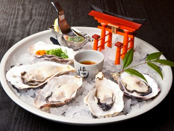 プリプリの牡蠣の旨みを堪能『生がき（四ヶ）』