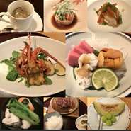 毎朝、安心安全な新鮮で贅沢な食材を仕入れております。
丁寧なプロの味をぜひお楽しみください。自家製の唐墨や、ふぐ、すっぽんなど自宅では味わう事の少ないお料理が満載です。