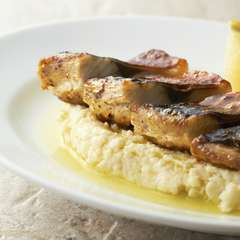 サバのスモークとポテトサラダ