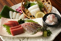 とにかく新鮮！『日替わりお刺身盛り合わせ　5点盛り』
