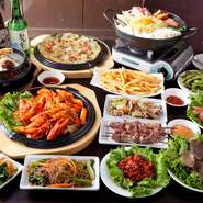 15名以上で￥4000コース以上又は20名以上で￥3500コース以上