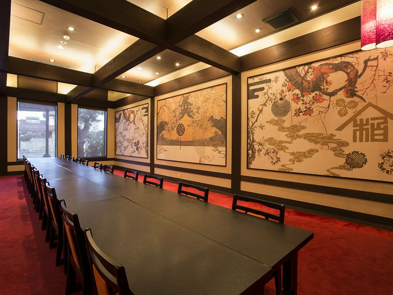 和モダンの洗練された雰囲気は大切なお席にぴったり