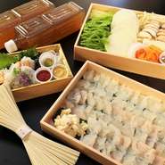 先附
瀬戸内産　鱧鍋　赤石特製出汁(おろし玉葱入り)
〆の稲庭うどん
シャーベット
※3日前までにご予約お願いします。