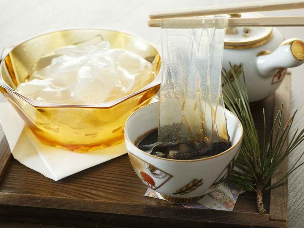 もちもちプルプル『葛きり』は、出来たてならではの食感