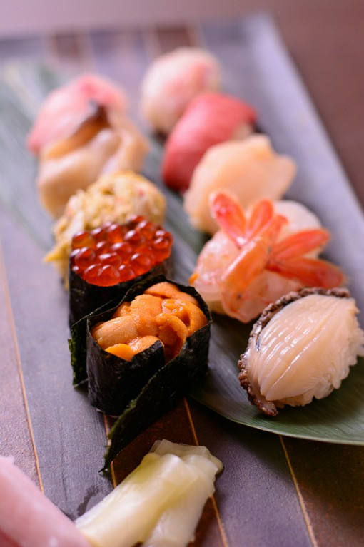 厳選ネタに道産米のシャリ、こだわりが詰まった握り