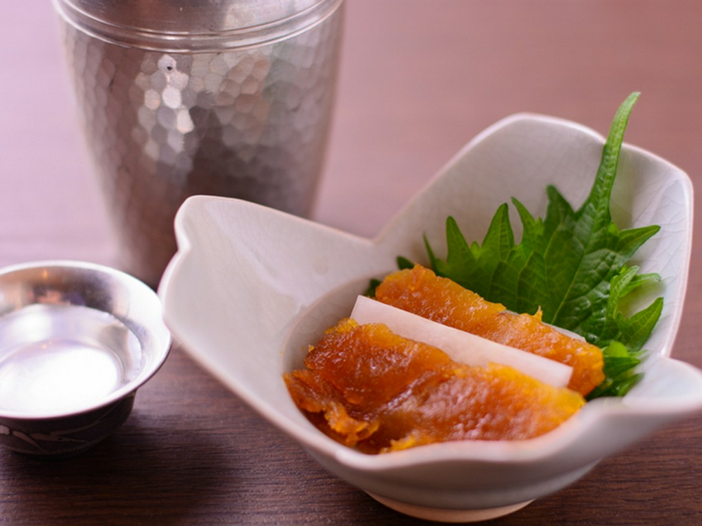 日本酒・赤ワインとともに　『自家製からすみ』