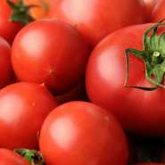 「トマト」は甘味や酸味、香りのバランスが取れた物を使っています。その他にも上賀茂の無農薬野菜など、できるだけ国産の質の良いものを揃えるようにしています。