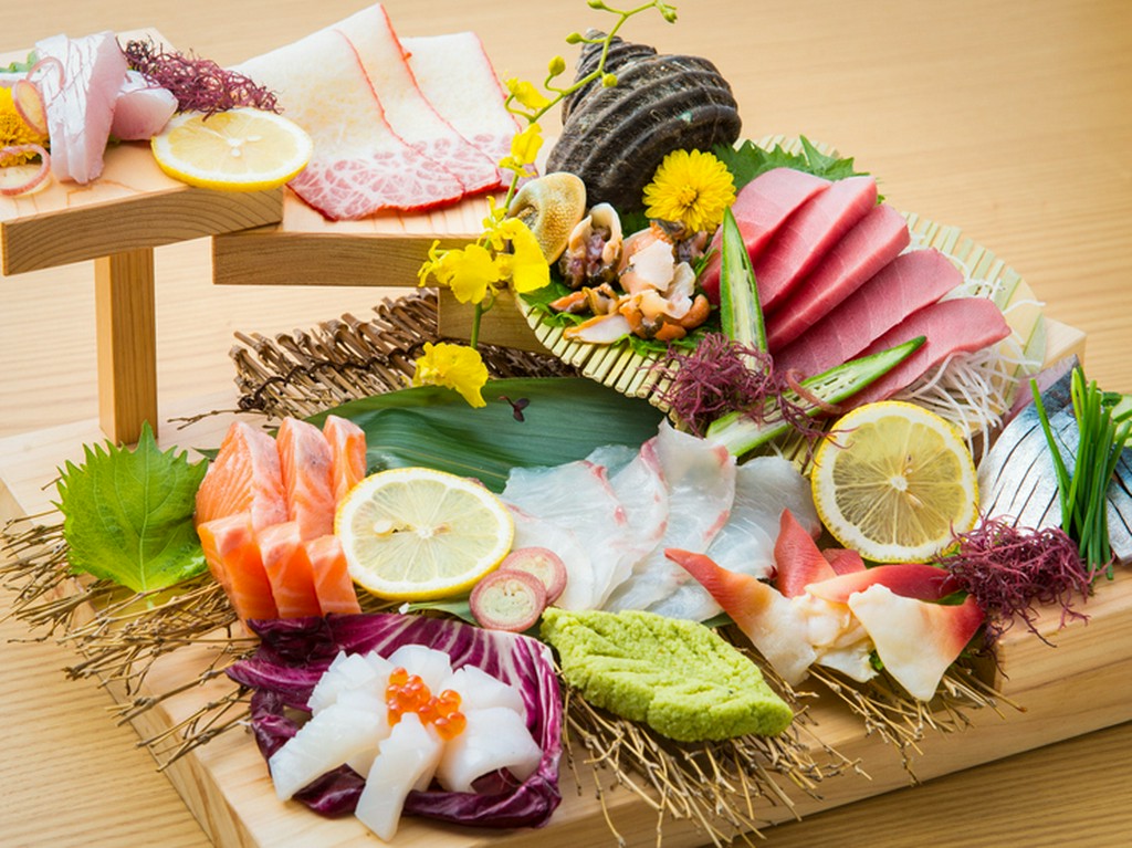 新鮮なものにこだわっています『上刺身盛り合せ1人前』