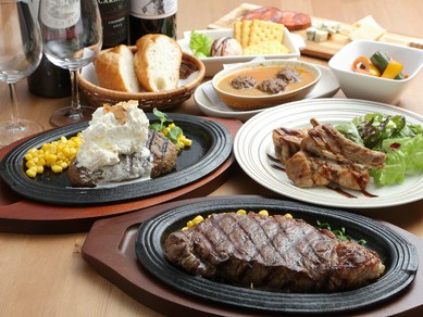 ハンバーグやステーキなどの肉質にはこだわっています！