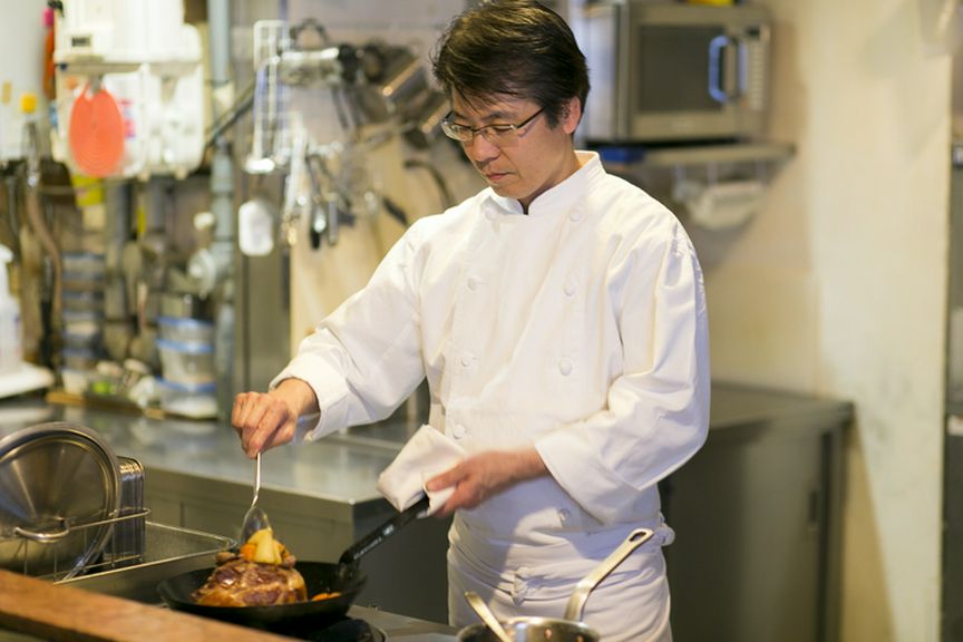 シェフ自らが味わい厳選した安全で美味しい食材で表現する季節