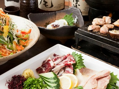 お料理に相性抜群の「お酒」。プレミアム焼酎もあります