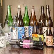 料理によく合うお酒も種類豊富。出雲地方から石見地方まで。隠岐の島、日本海側から中国山地まで。神話の国、酒処「島根」の名酒を、是非ご賞味しお好きな銘柄で飲み比べを楽しんでください。